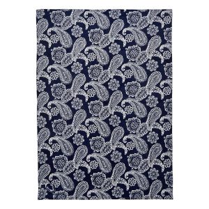 Collegiate Plush XL Throw Blanket Navy/white bandana with penn state university logo in Fleece