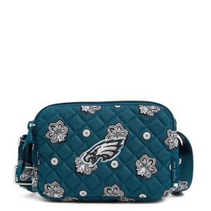 NFL RFID Small Stadium Crossbody Bag Philadelphia eagles bandana in Cotton