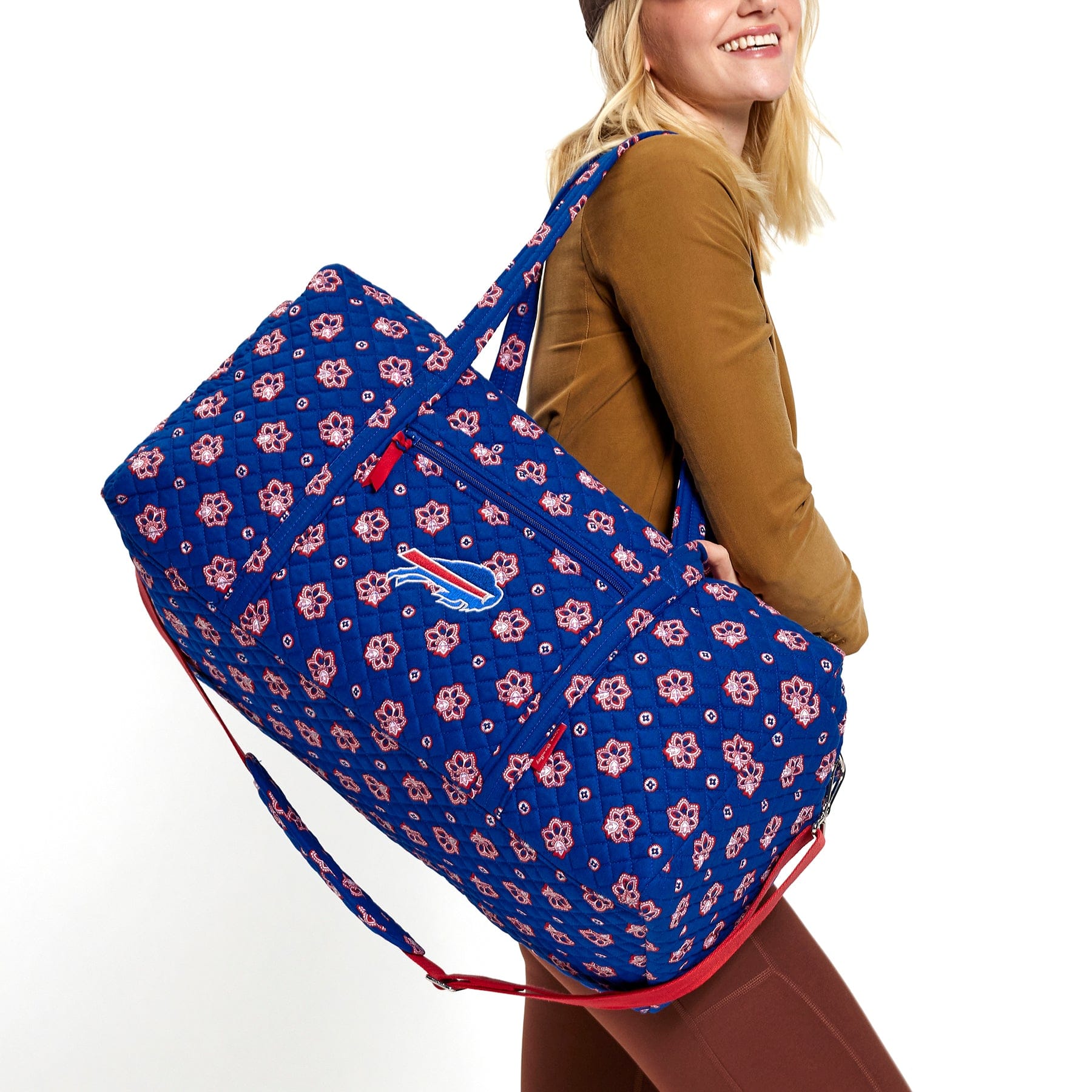 NFL Large Travel Duffel Bag Buffalo bills bandana in Cotton - Image 2