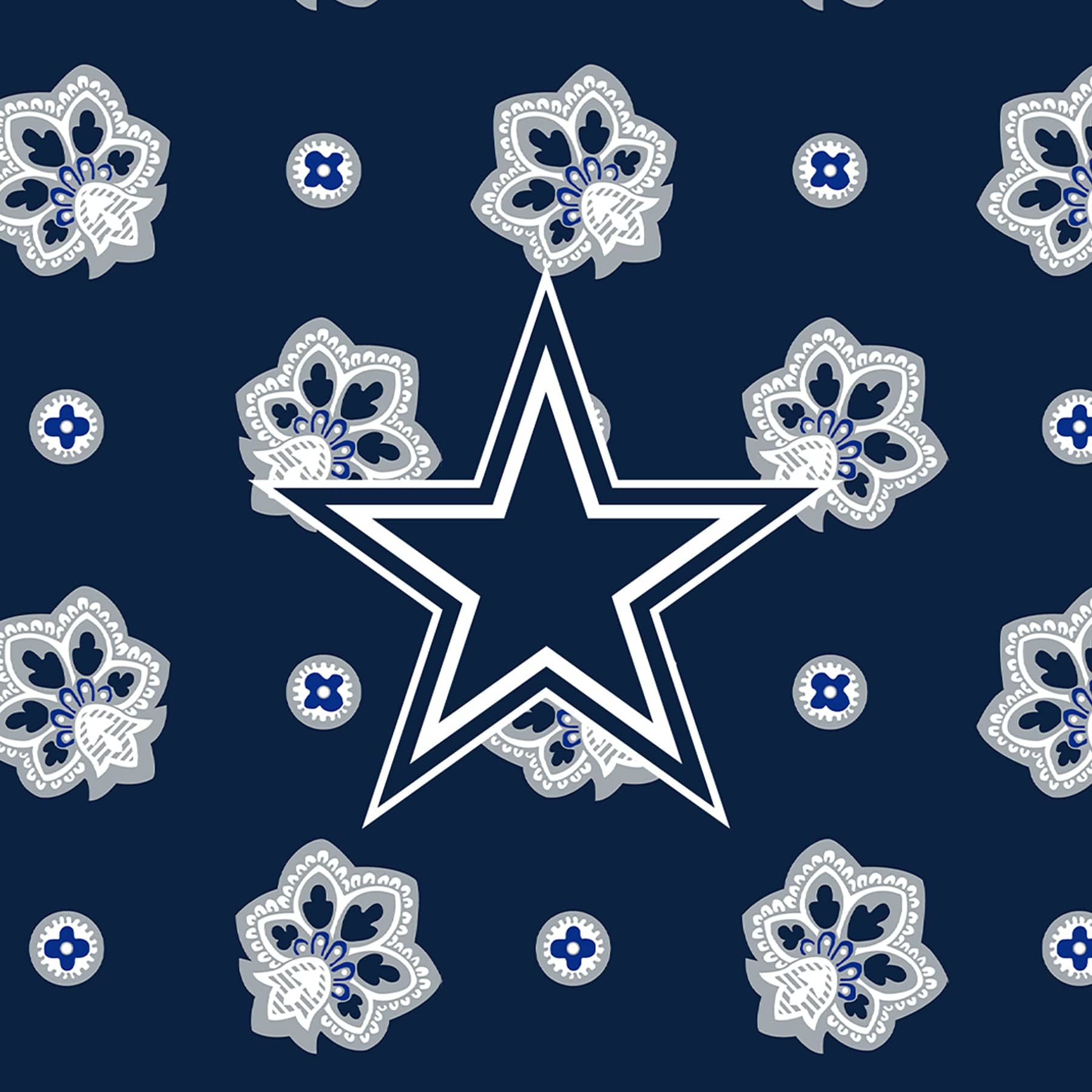 NFL Medium Cosmetic Bag Dallas cowboys bandana in Cotton - Image 3