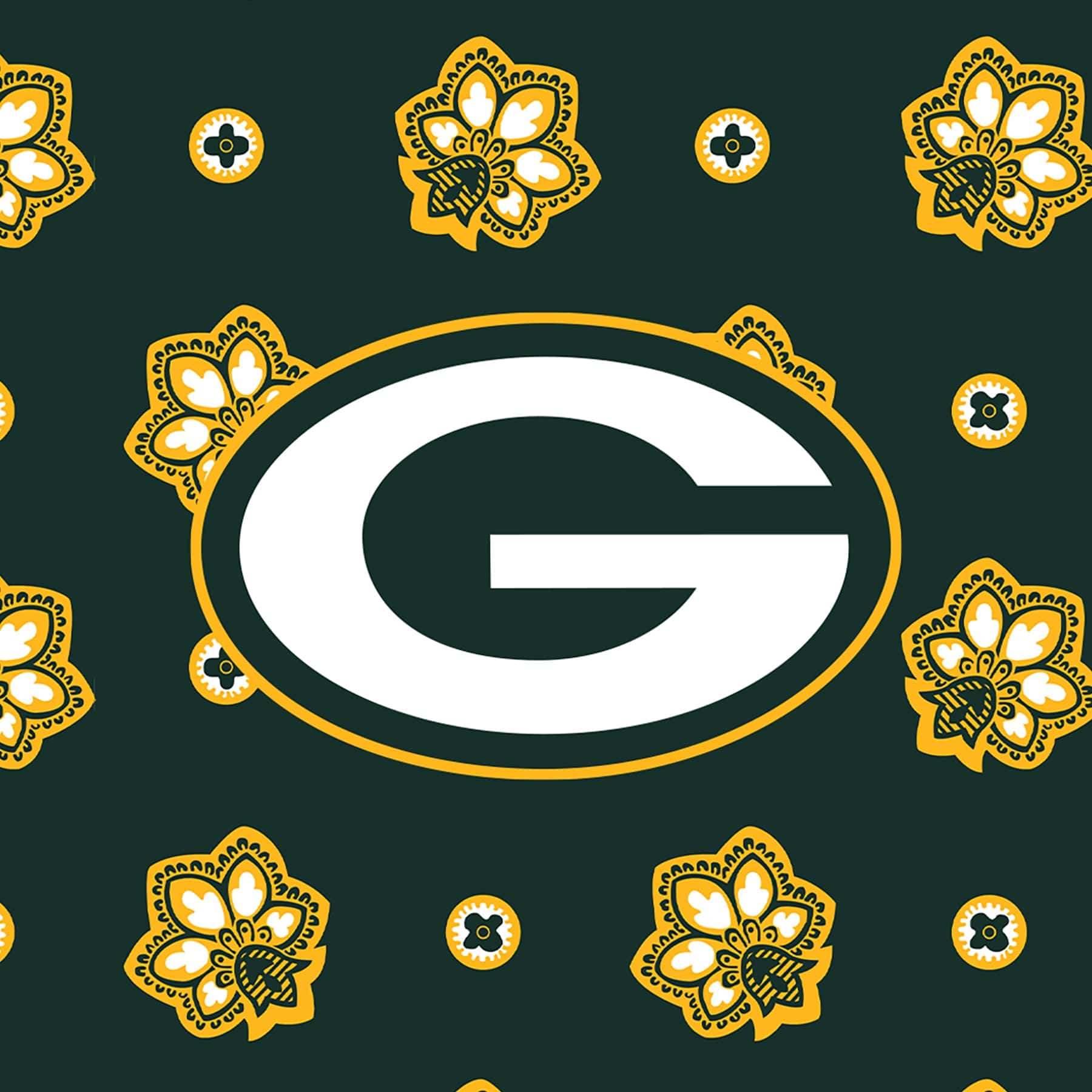 NFL Medium Cosmetic Bag Green bay packers bandana in Cotton - Image 3