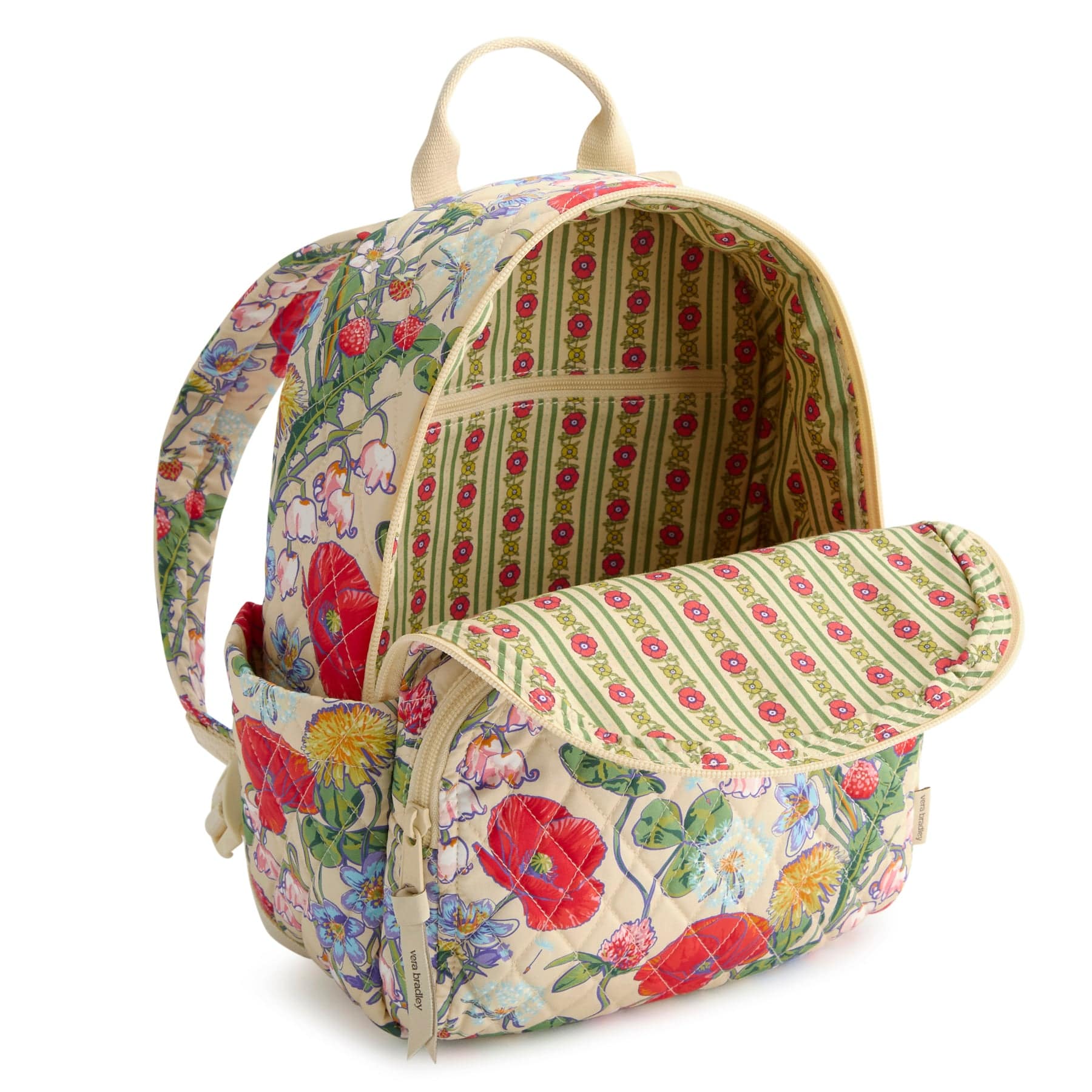 Small Banbury Backpack All the pretty wildflowers in Premium cotton - Image 4