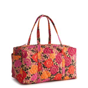 Large Original Duffel Bag Coming up roses in Premium cotton