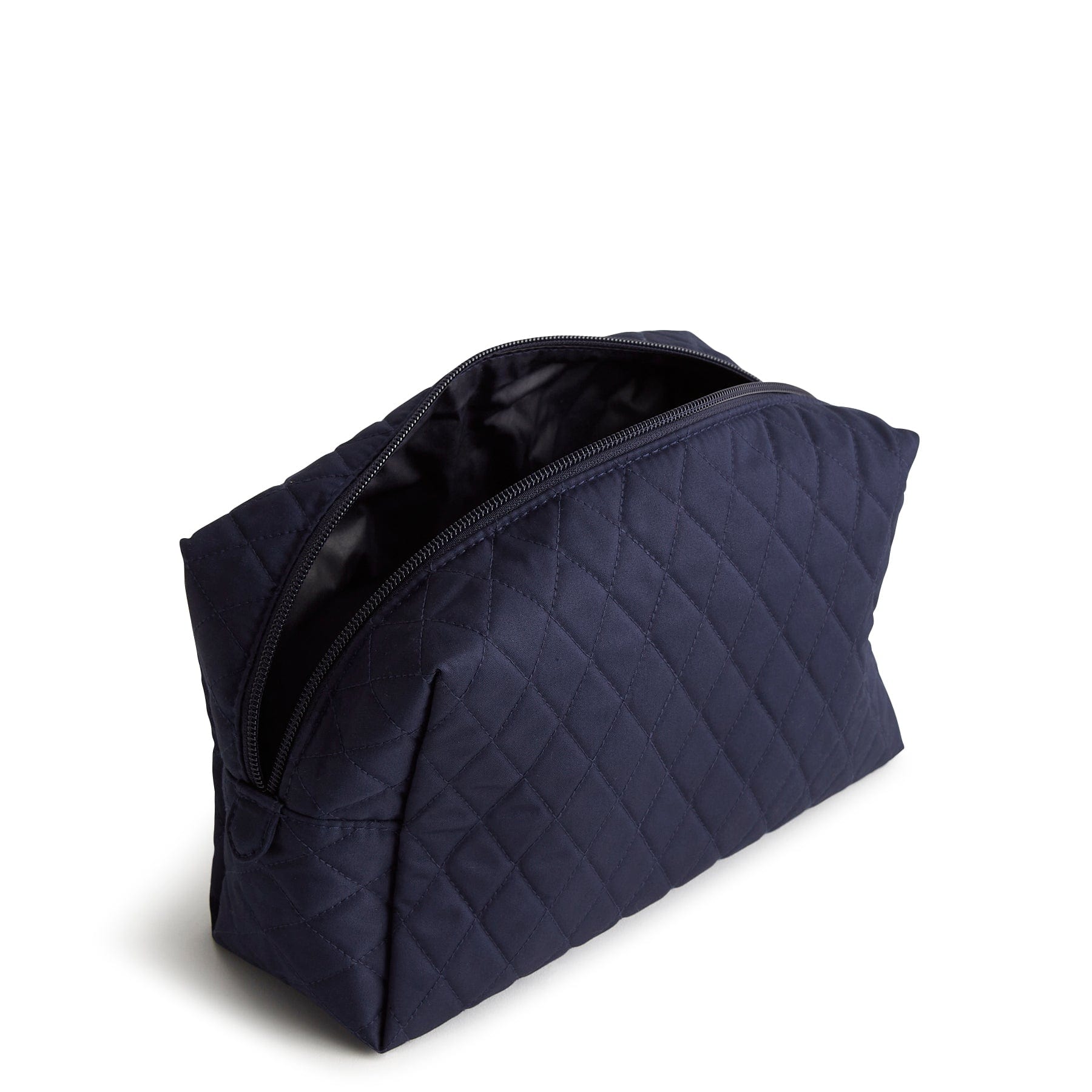 Large Cosmetic Bag Peacoat in Premium cotton - Image 2