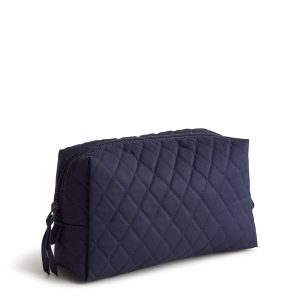 Medium Cosmetic Bag Peacoat in Premium cotton