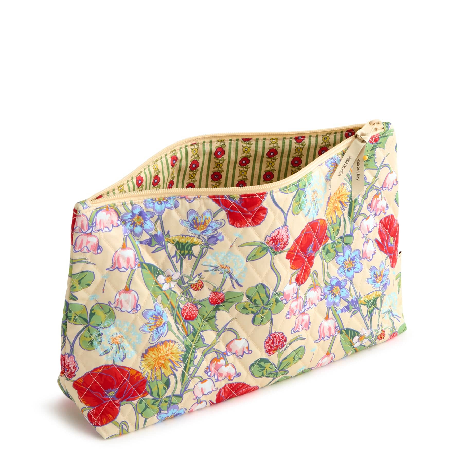 Large Pouch All the pretty wildflowers in Premium cotton - Image 2