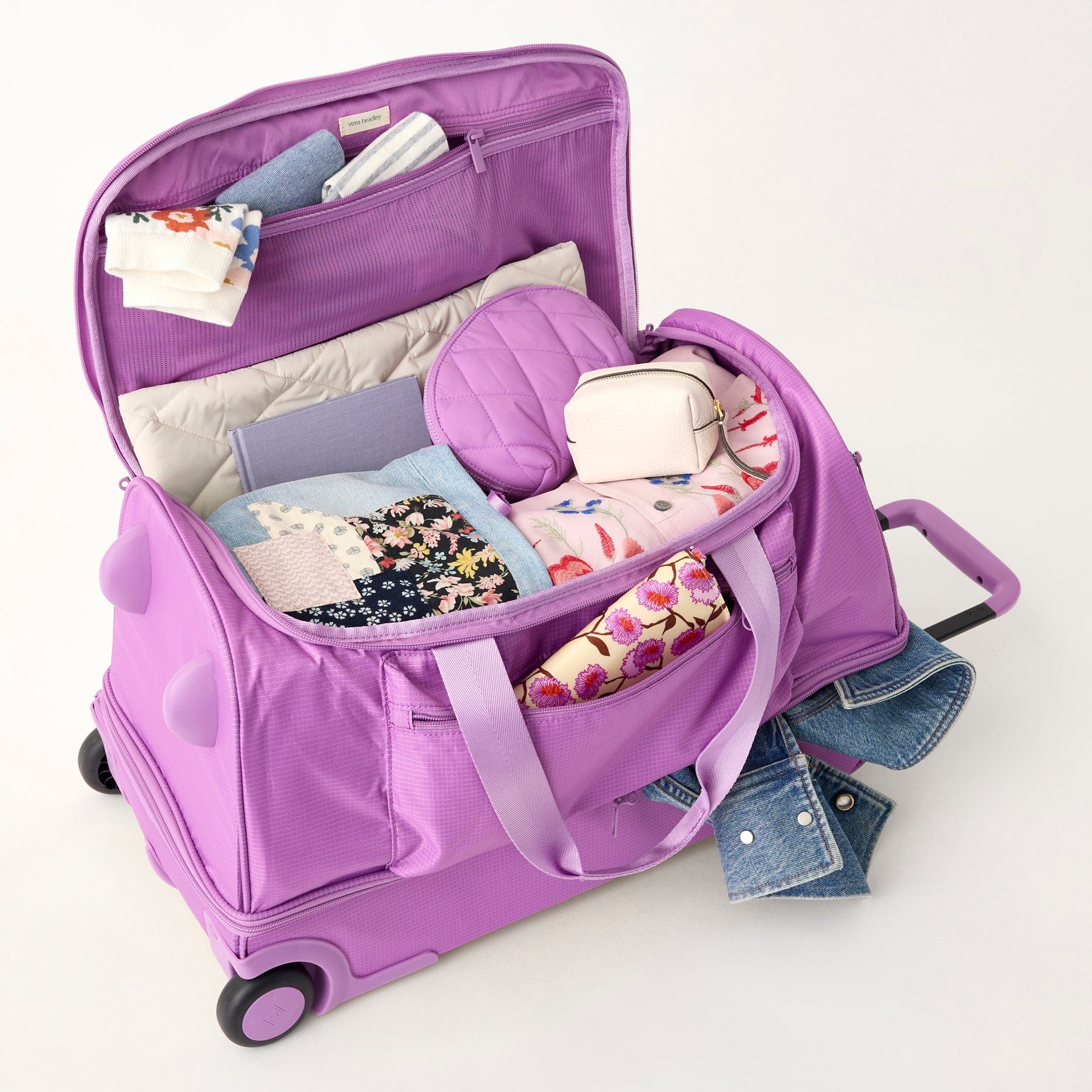 Adair Rolling Duffel Bag Cottage shells in Ripstop - Image 2