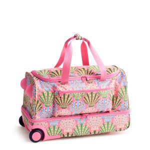 Adair Rolling Duffel Bag Cottage shells in Ripstop
