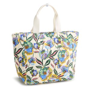 Lunch Tote Gardenia garden in Featherweight