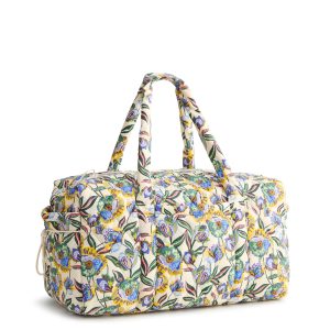 Large Original Duffel Bag Gardenia garden in Featherweight