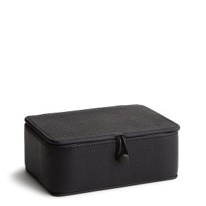 Jewelry Hard Case Moonless Night in Leather