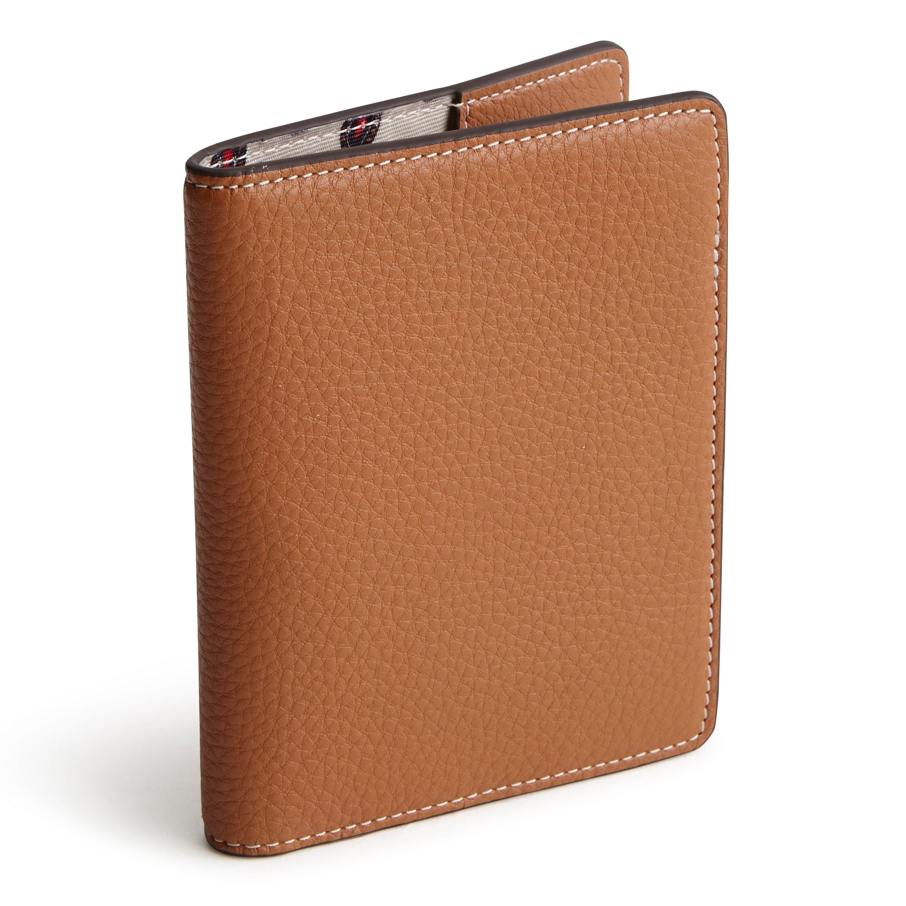Passport Cover Roasted Pecan in Leather