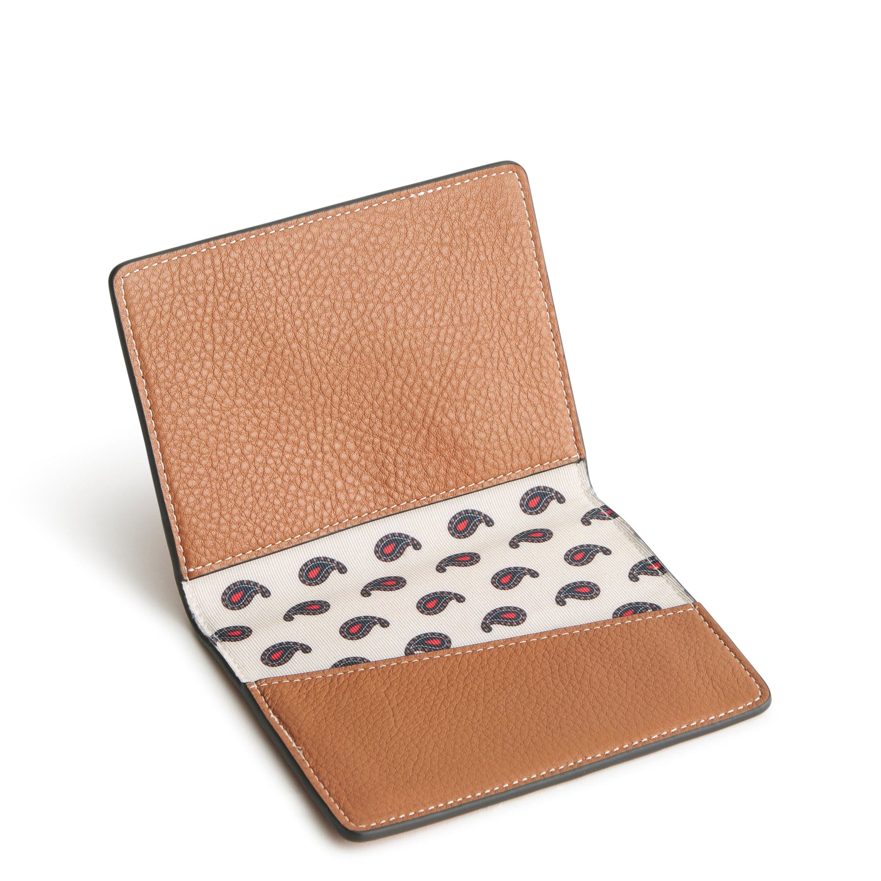 Passport Cover Roasted Pecan in Leather - Image 2