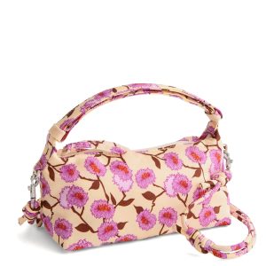 Roxbury Crescent Crossbody Stripey buttons in Nylon