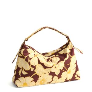 Marcelle Shoulder Bag Scattered anemones in Nylon