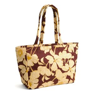 Small Hathaway Tote Bag Scattered anemones in Nylon