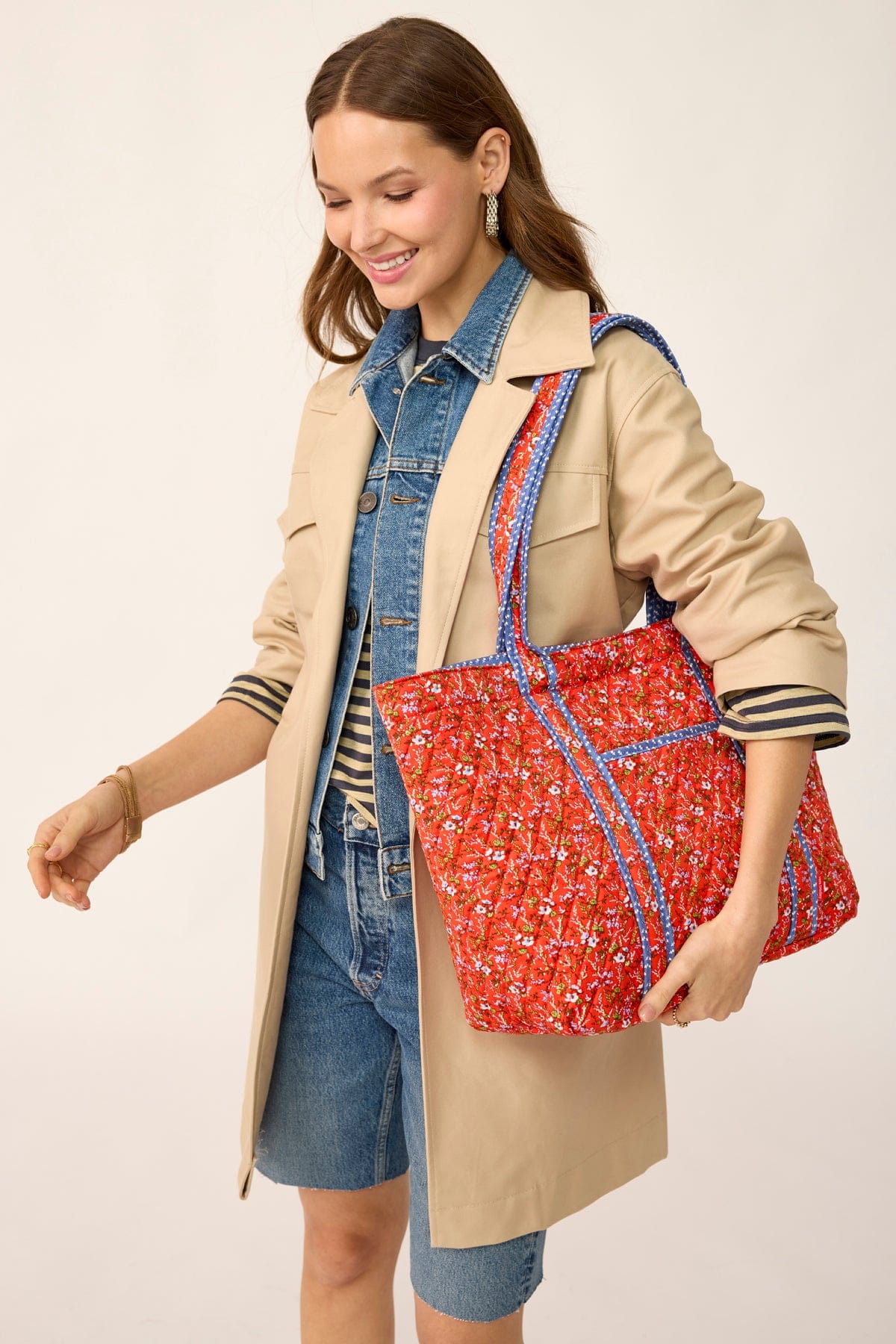 Hathaway Tote Bag Wildflower sprigs in Premium cotton - Image 2