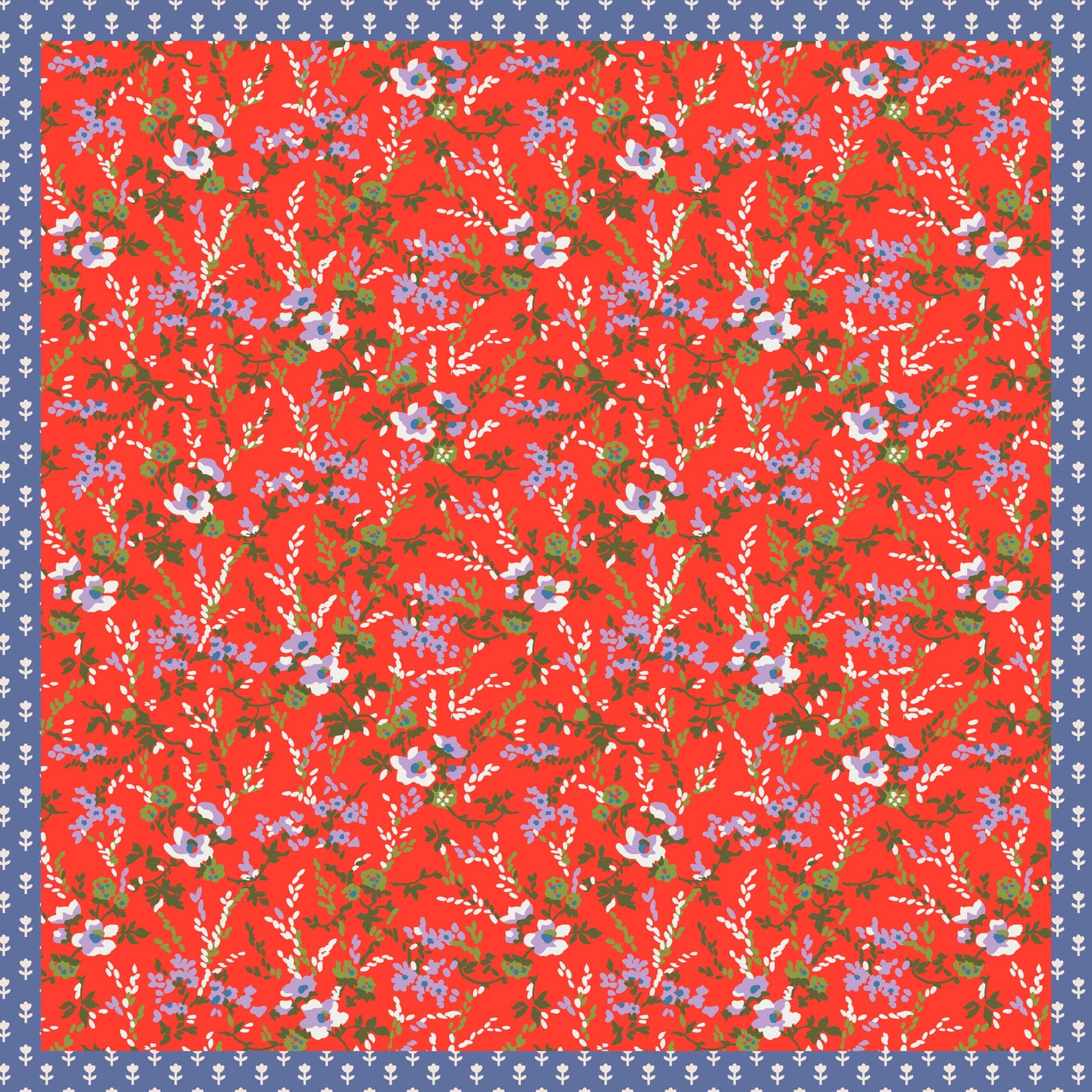 Hathaway Tote Bag Wildflower sprigs in Premium cotton - Image 7