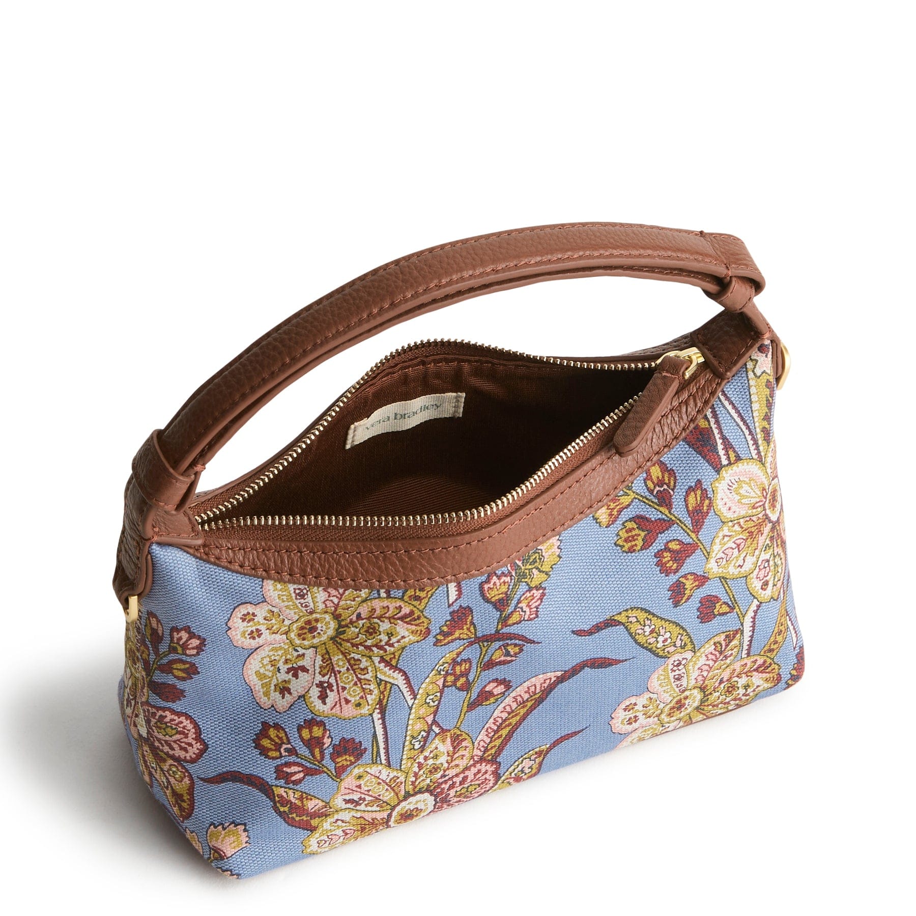 Roxbury Crescent Crossbody Begonia fields in Oxford canvas - Image 4