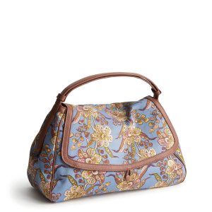 Rothvale Shoulder Bag Begonia fields in Oxford canvas