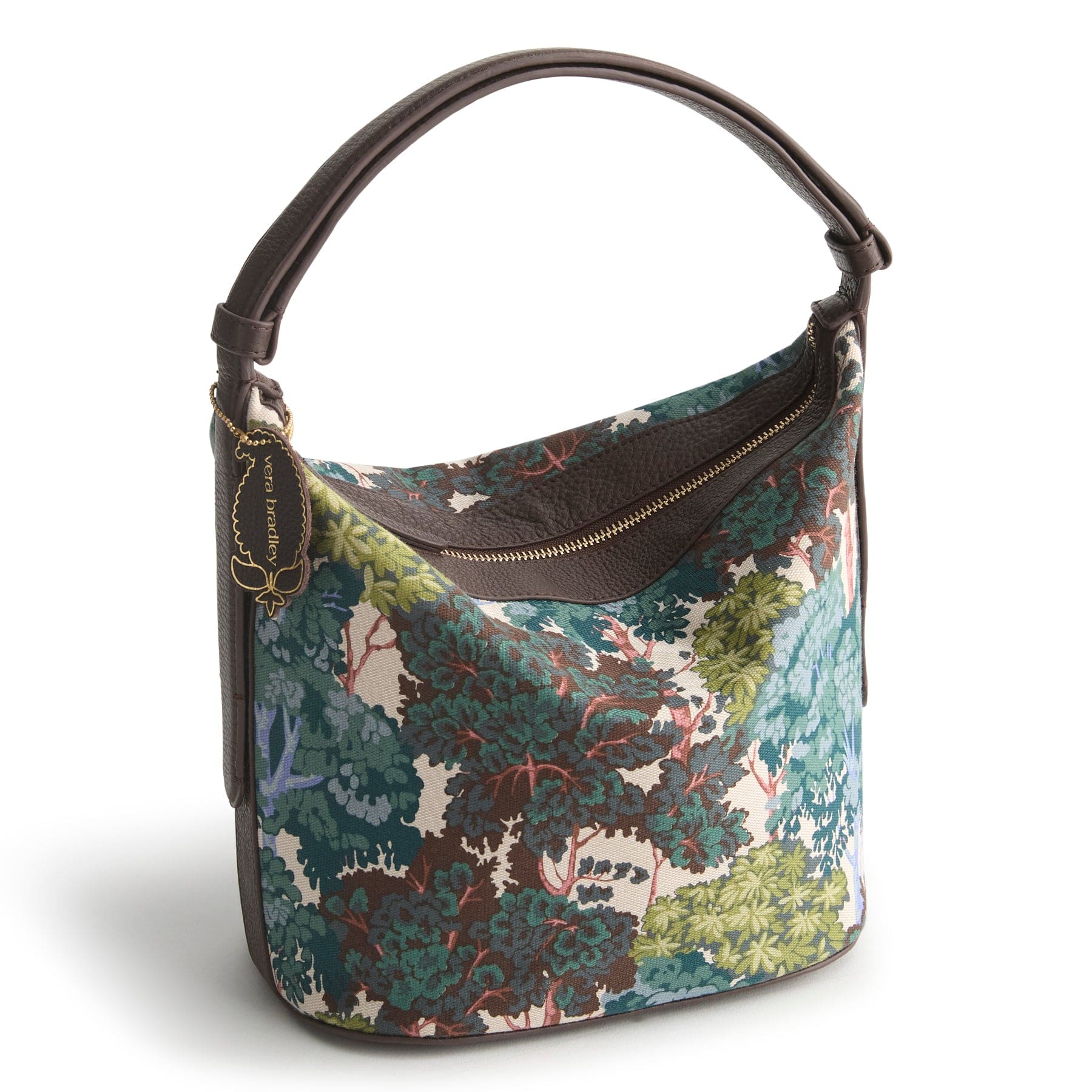 Astoria Shoulder Bag Serene forest in Oxford canvas