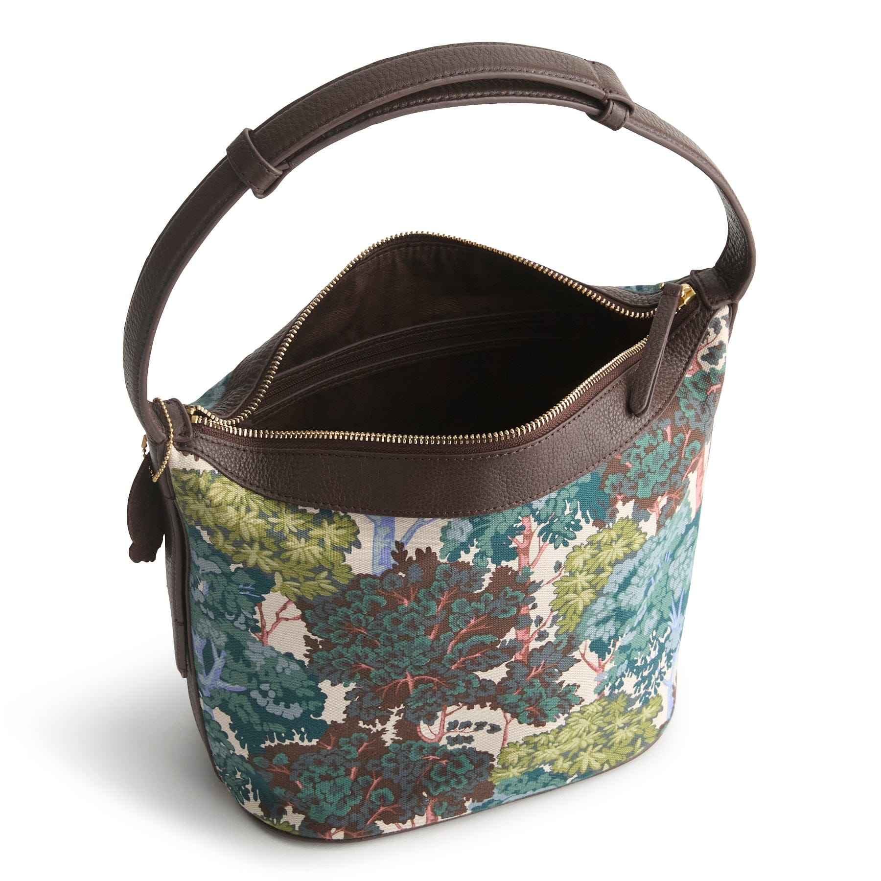Astoria Shoulder Bag Serene forest in Oxford canvas - Image 5