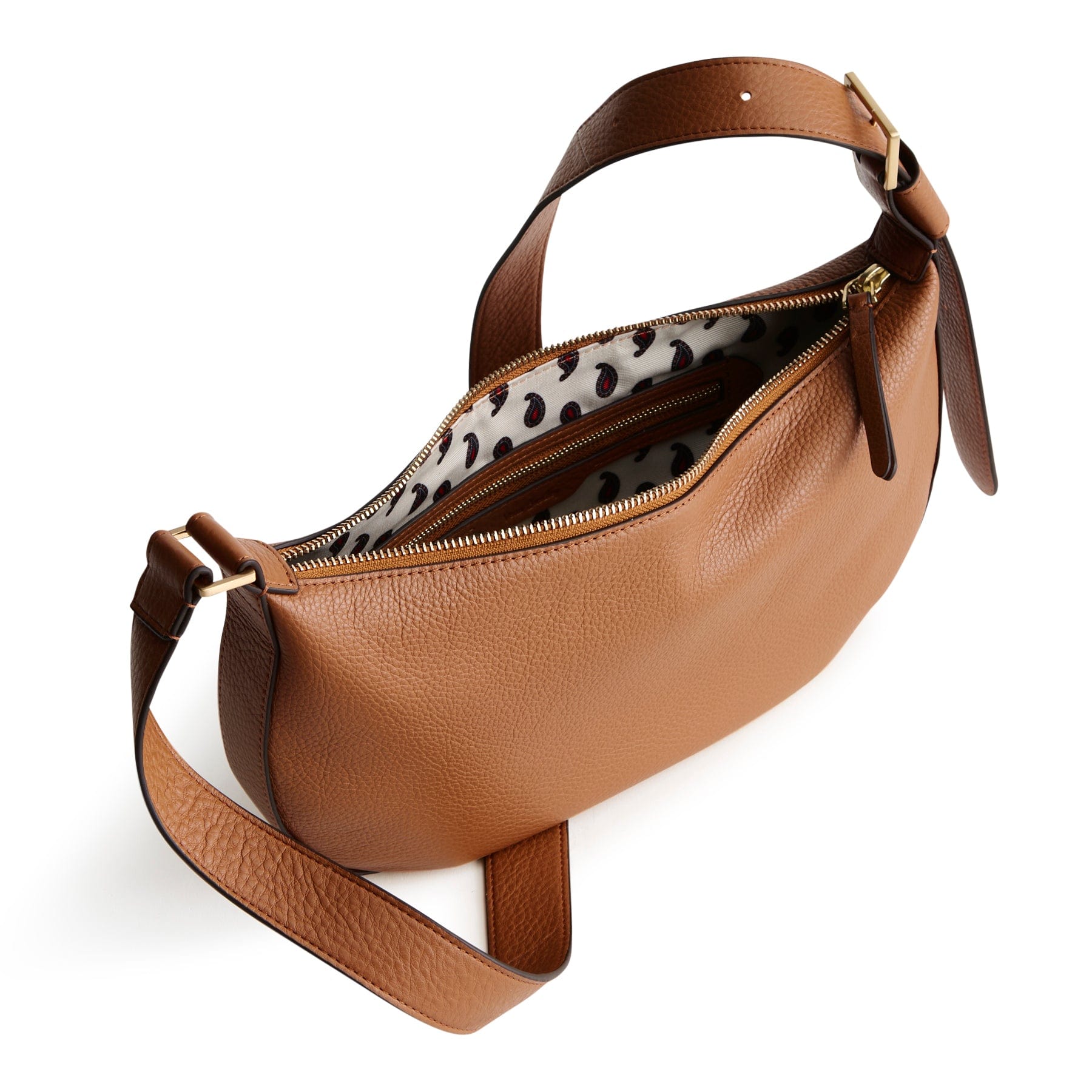 Springbrook Sling Crossbody Roasted Pecan in Leather - Image 4