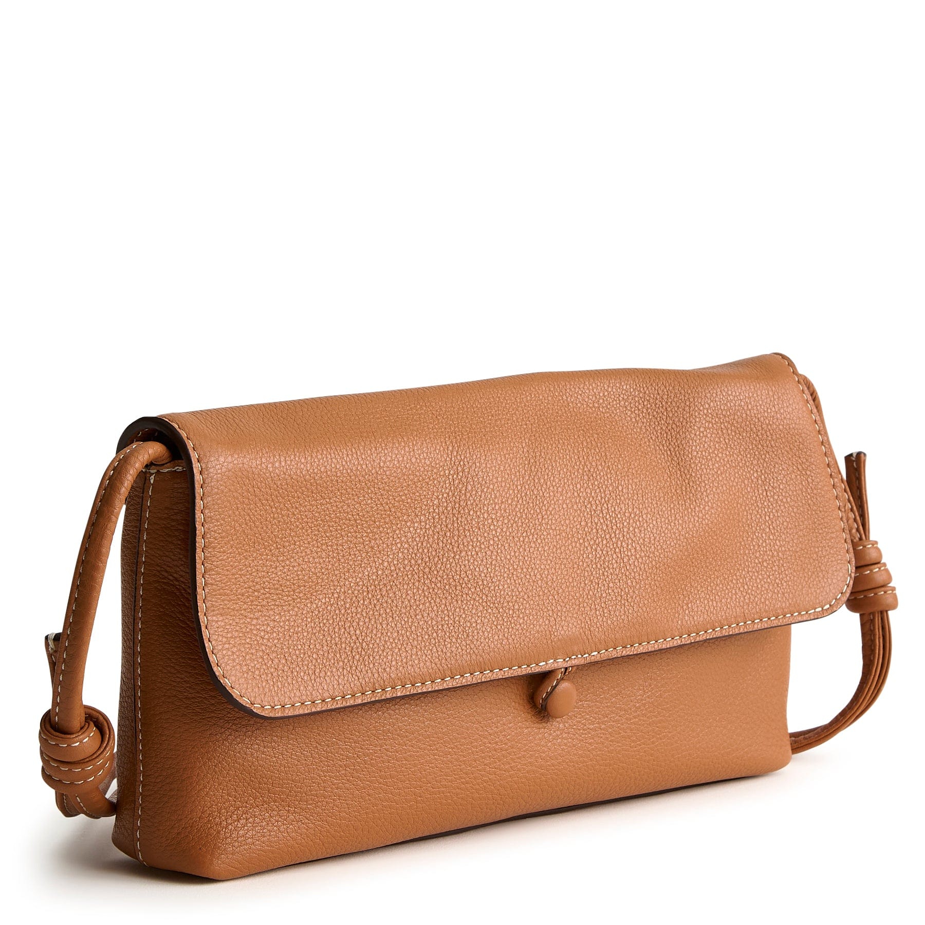 Andover Shoulder Bag Roasted Pecan in Leather