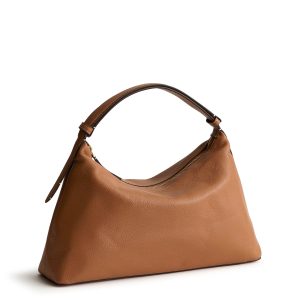 Marcelle Shoulder Bag Roasted Pecan in Leather