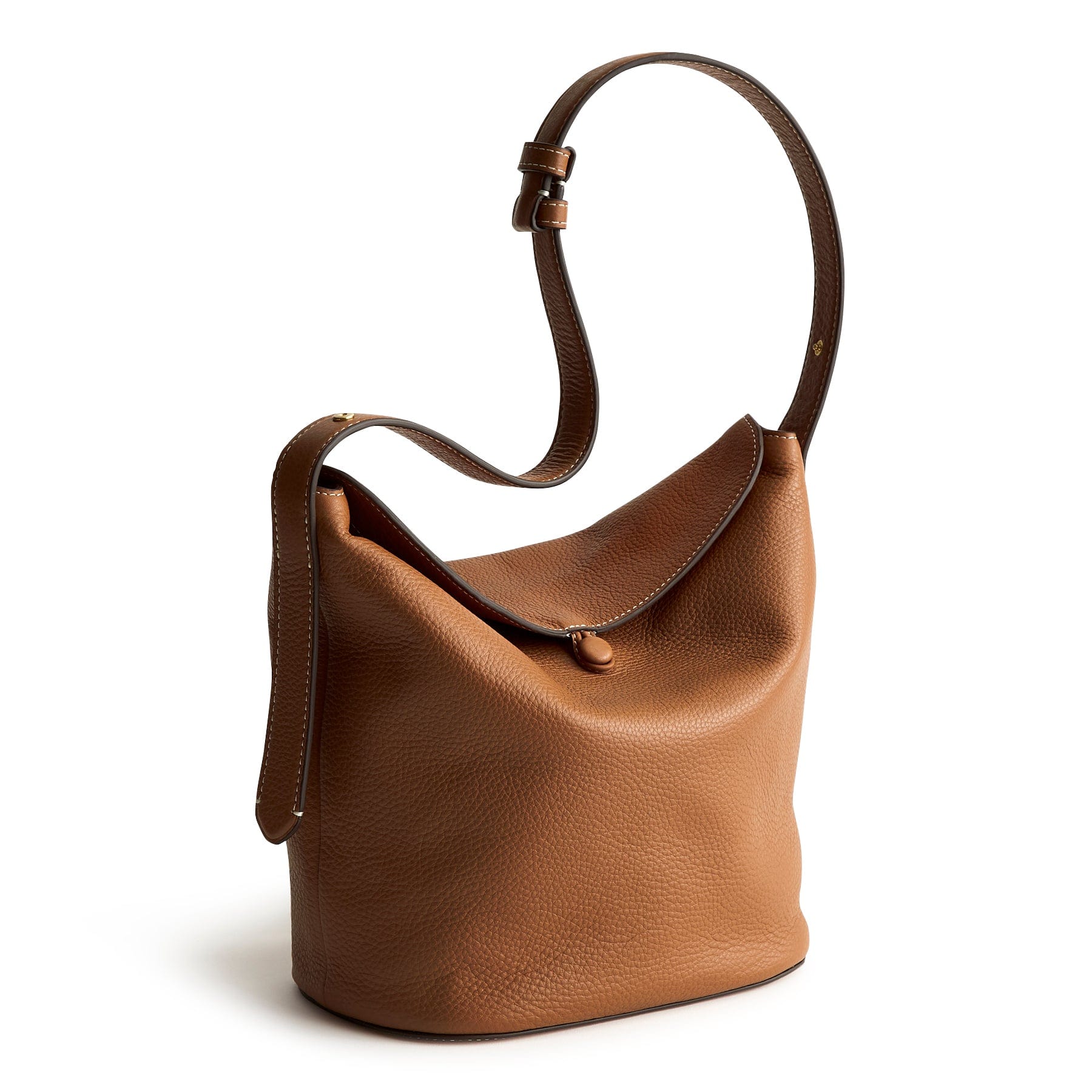 Astoria Shoulder Bag Roasted Pecan in Leather - Image 4