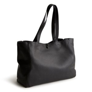 Hathaway Tote Bag Moonless Night in Leather