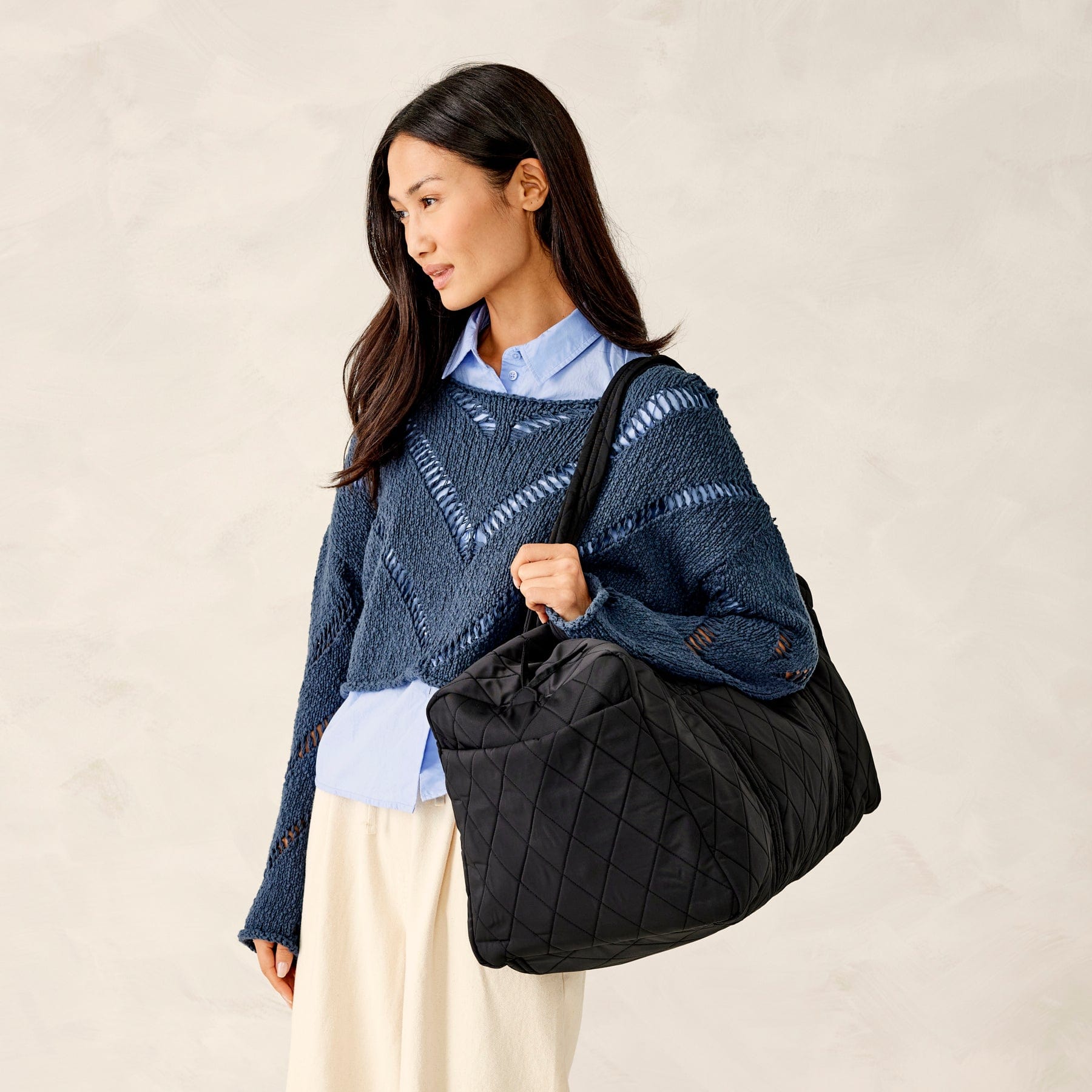 Large Original Duffel Bag Moonless Night in Performance twill - Image 2