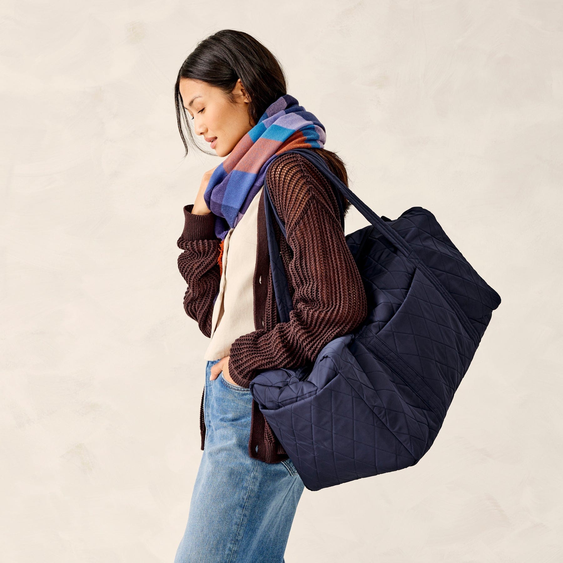 Large Original Duffel Bag Peacoat in Performance twill - Image 2