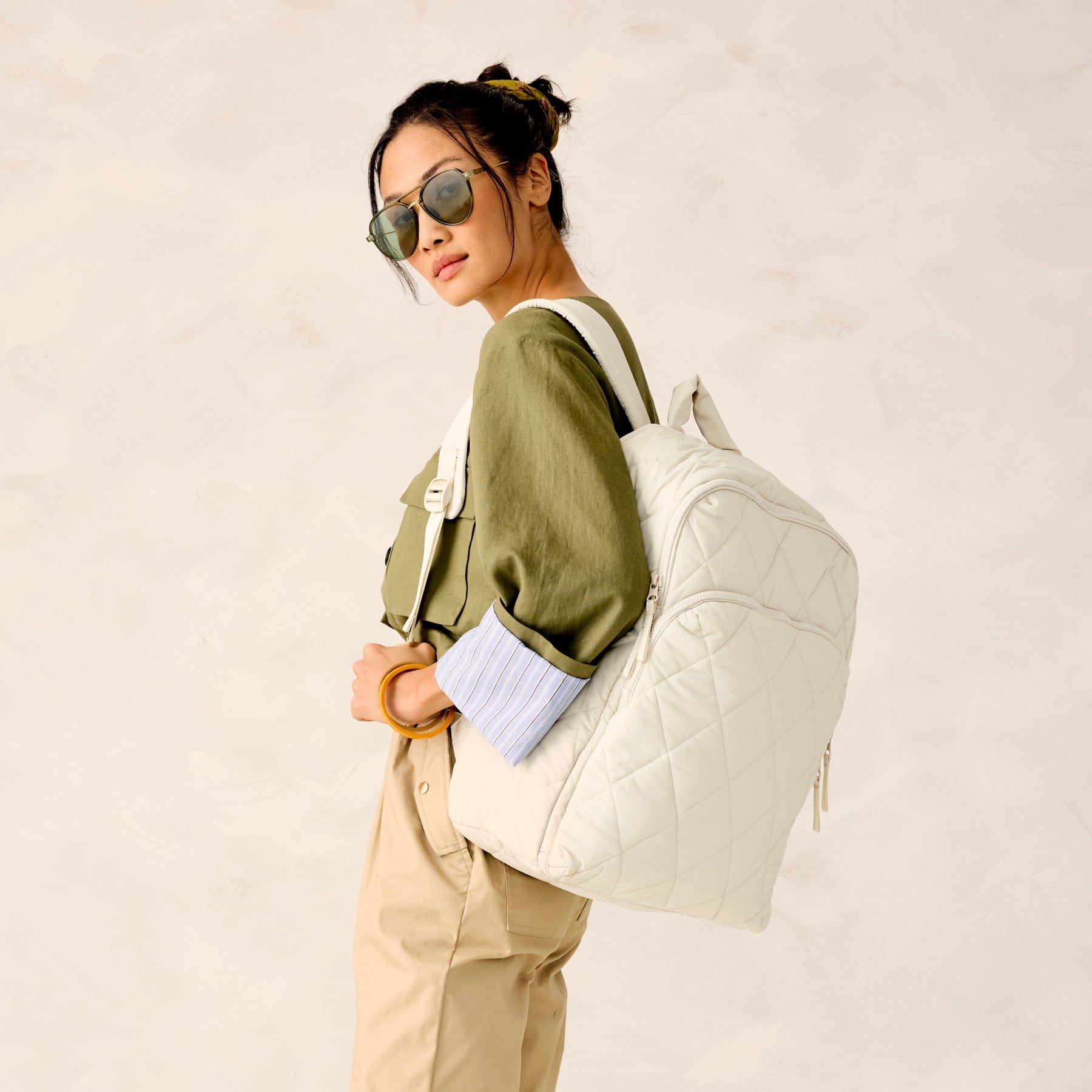 Westover Hybrid Backpack Pumice Stone in Featherweight - Image 2