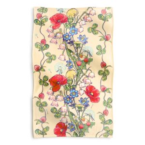 Plush Throw Blanket All the pretty wildflowers in Fleece