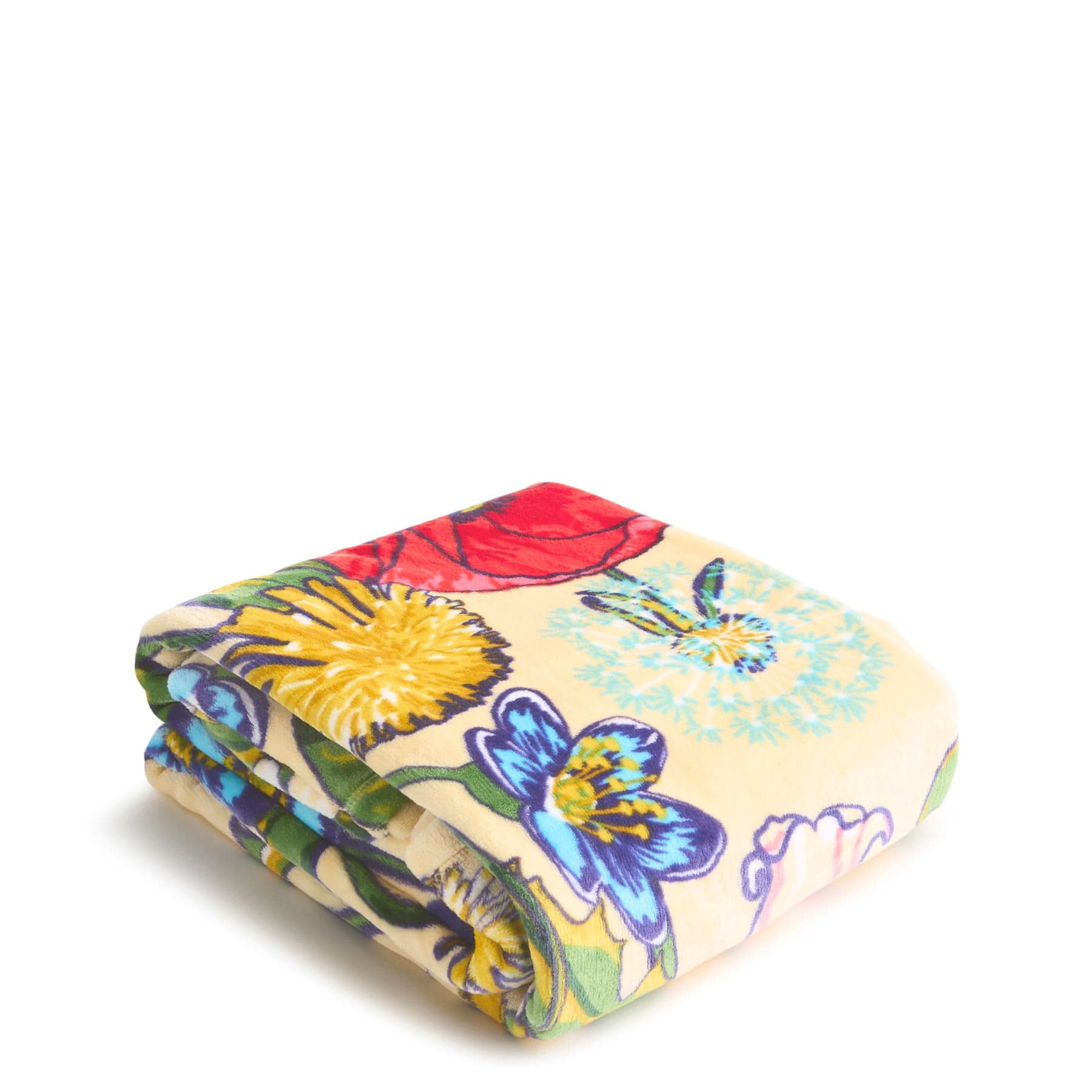 Plush Throw Blanket All the pretty wildflowers in Fleece - Image 2