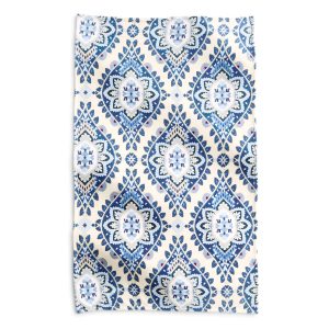 Plush Throw Blanket Cambridge blues in Fleece