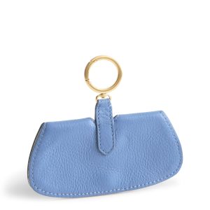 Sunglasses Bag Charm Quiet Harbor in Leather