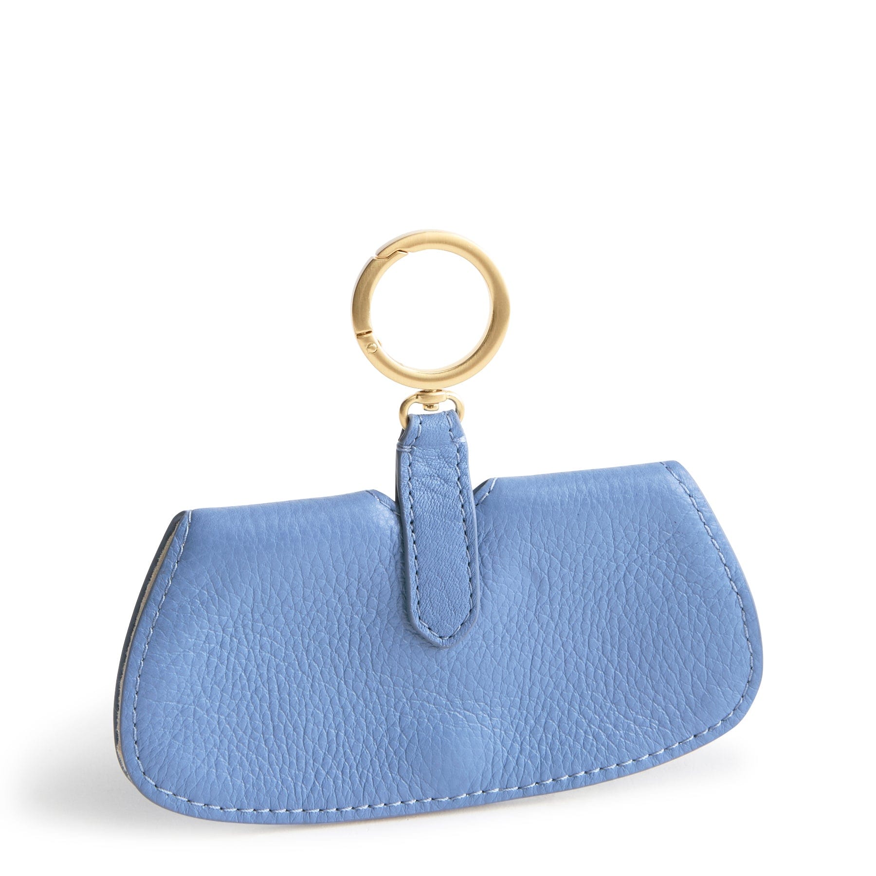 Sunglasses Bag Charm Quiet Harbor in Leather