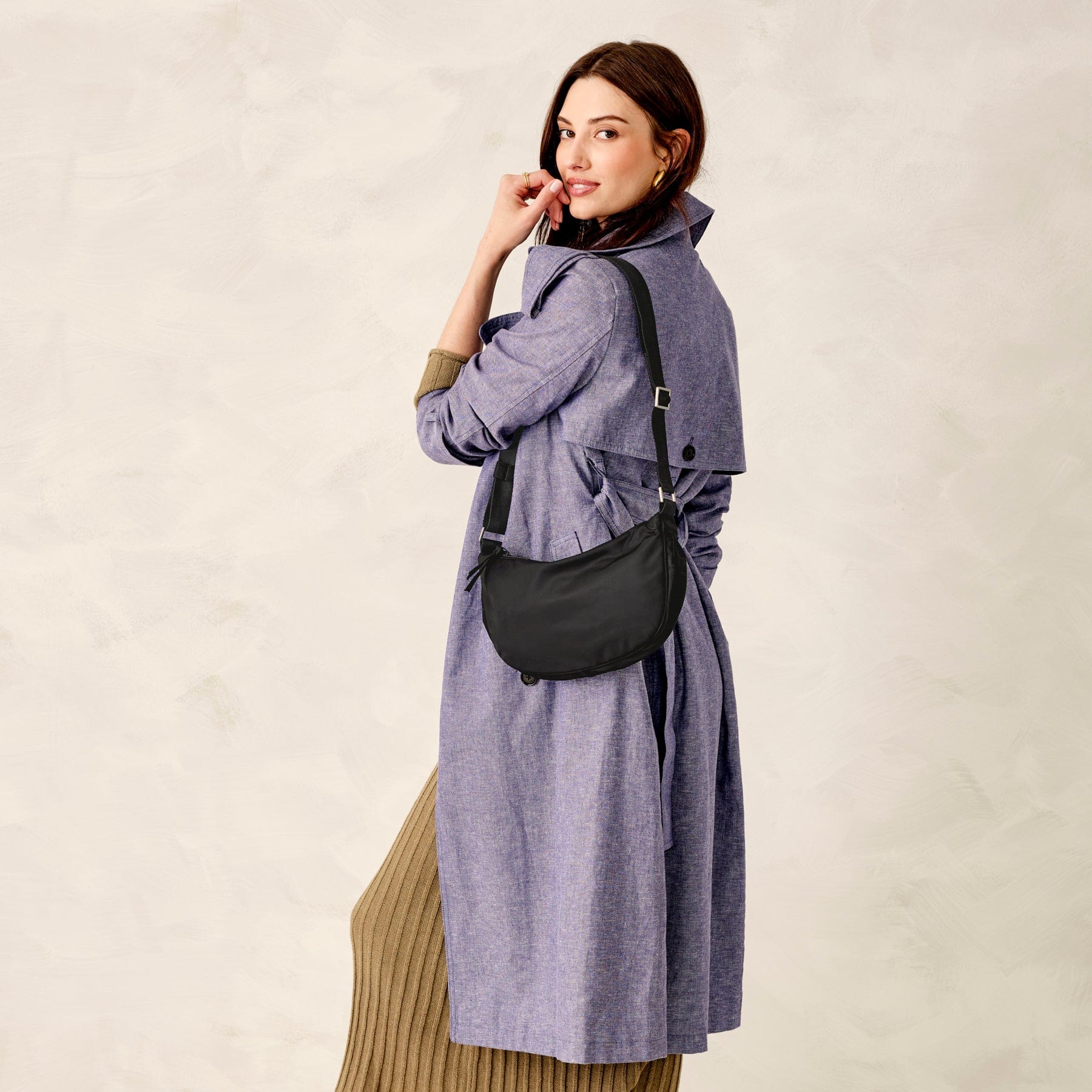 Springbrook Sling Crossbody Moonless Night in Nylon - Image 3