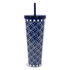 Tumbler with Straw Moorish peacoat in Acrylic