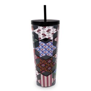 Tumbler with Straw Star patchwork in Acrylic