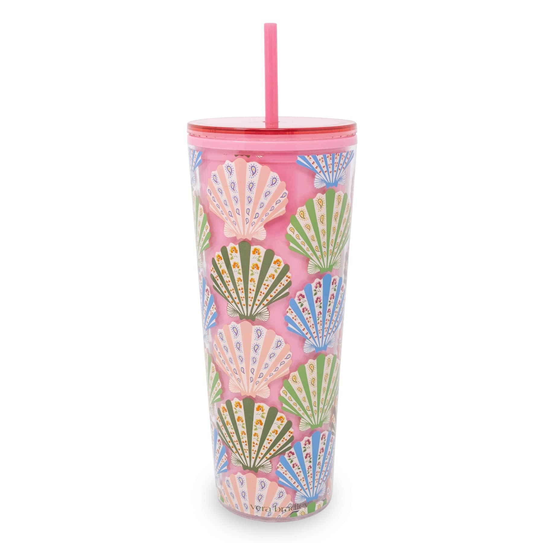 Tumbler with Straw Cottage shells in Acrylic - Image 2
