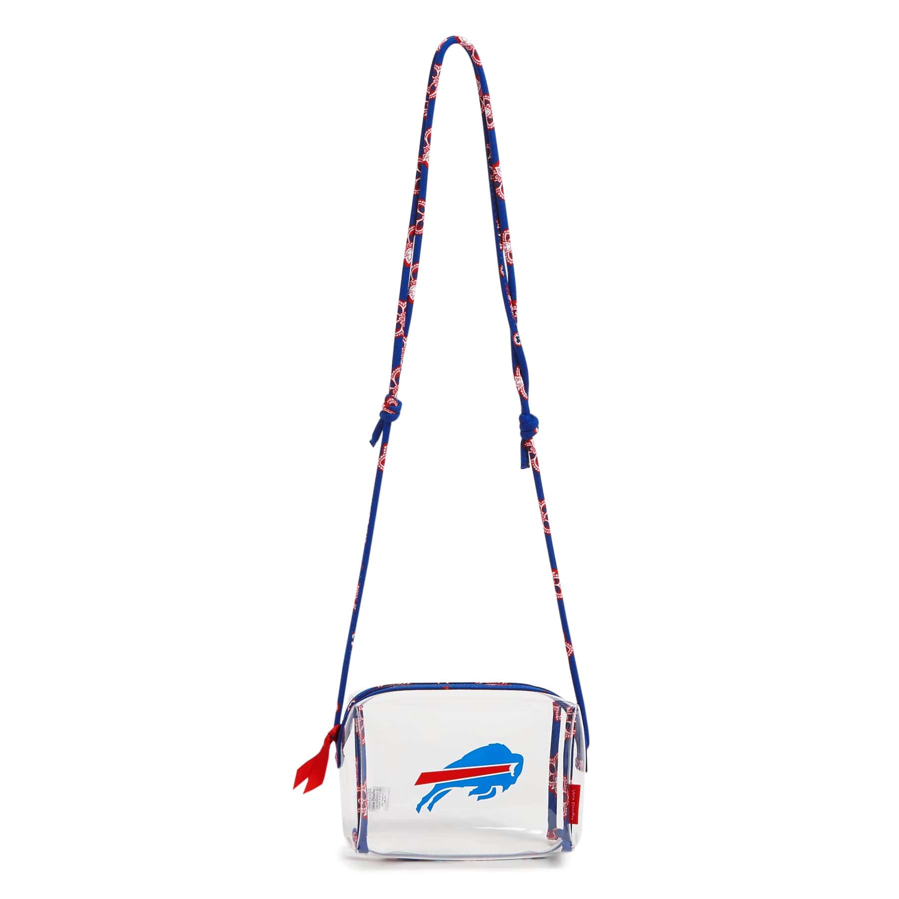 NFL Clear Crossbody Buffalo bills bandana in Textured Polyurethane