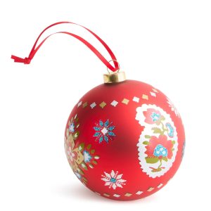 Boxed Ornament North star sky haute red