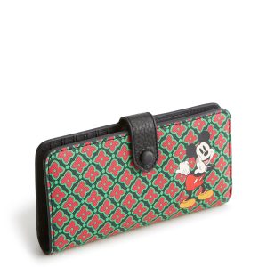 Disney Tab Wallet Silly mickey mouse in Textured polyurethane