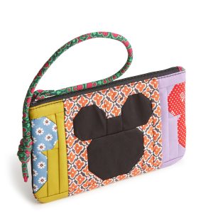 Disney Knotted Wristlet Mickey mouse on repeat patchwork in Premium cotton