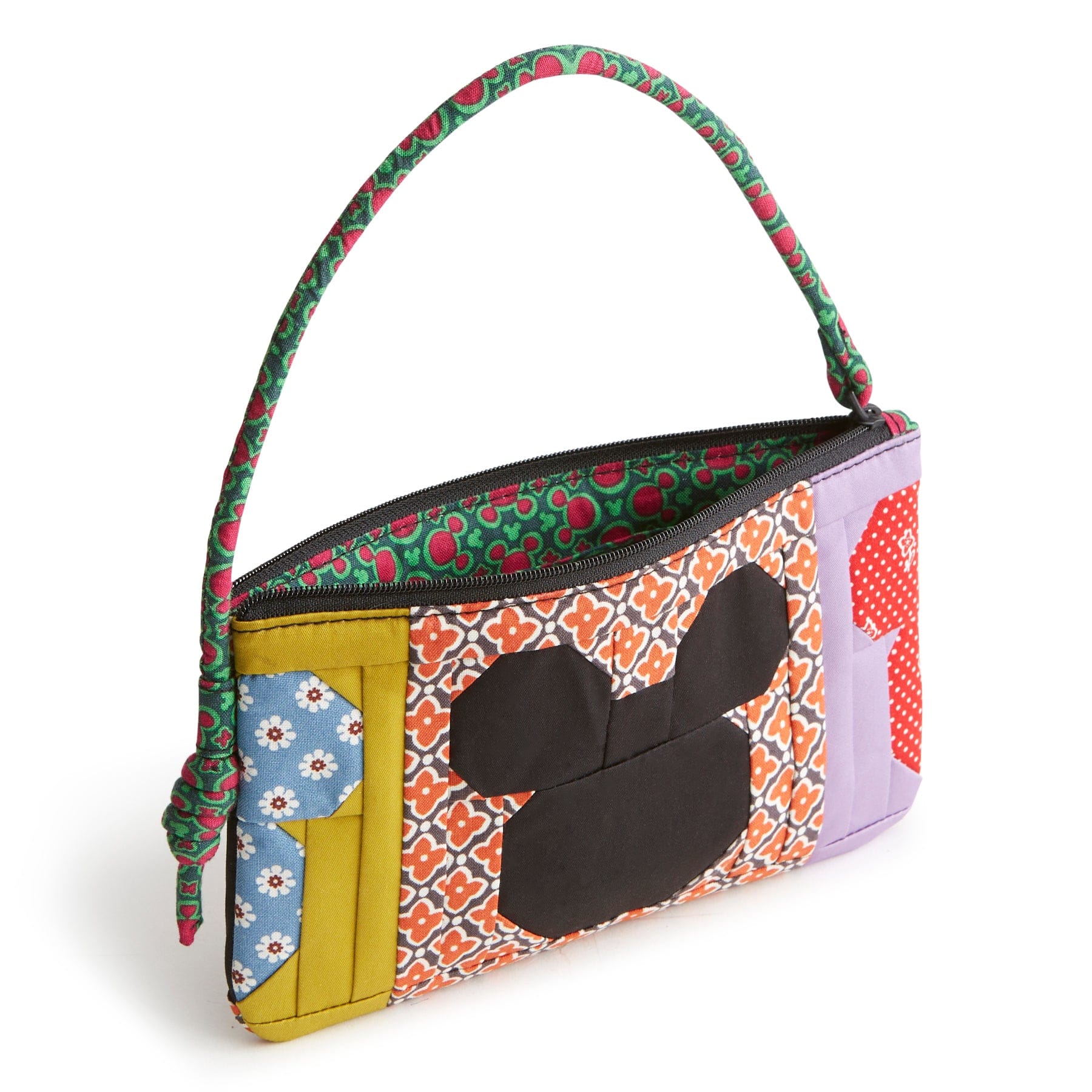 Disney Knotted Wristlet Mickey mouse on repeat patchwork in Premium cotton - Image 2