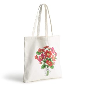 Disney Woodlark Tote Mickey meadow bouquet in Cotton