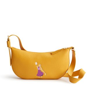 Disney Springbrook Sling Crossbody Rapunzel on sunflower in Leather